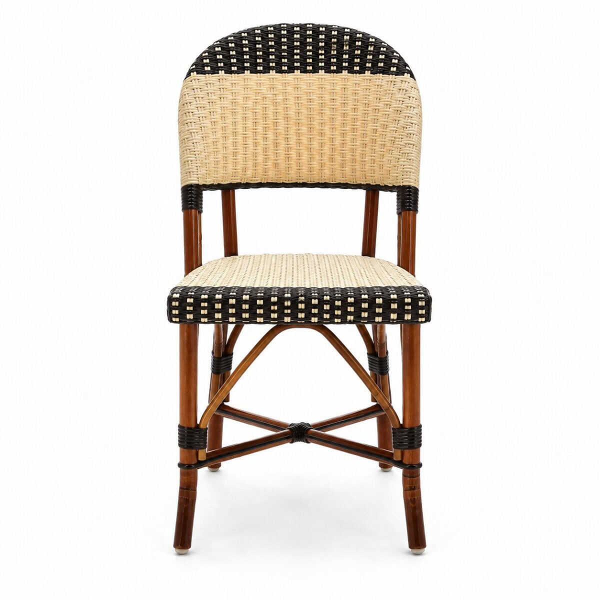 Chaise bistrot rotin CT CELESTINE vue de face