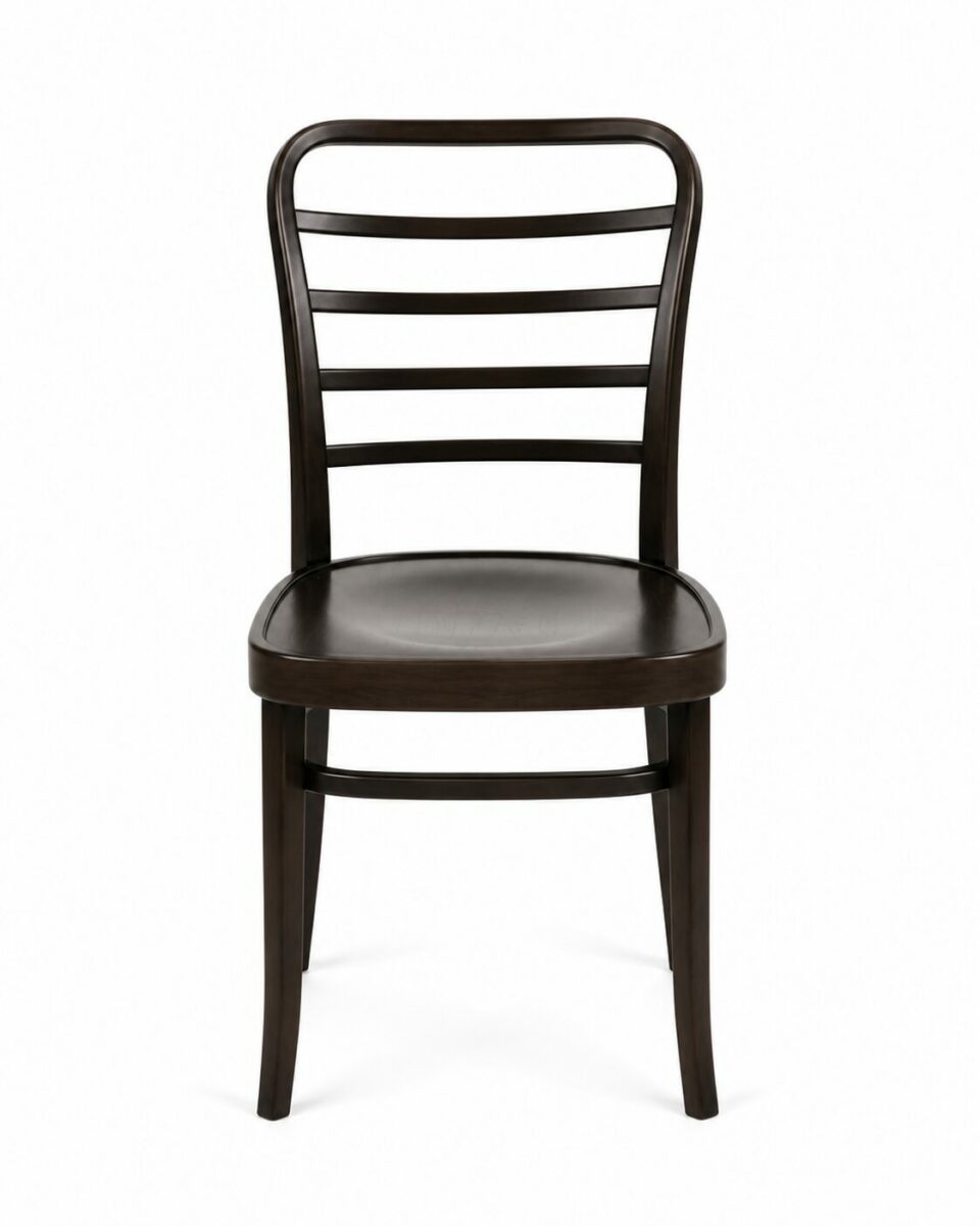 Chaise bois dossier incurvé en hêtre massif