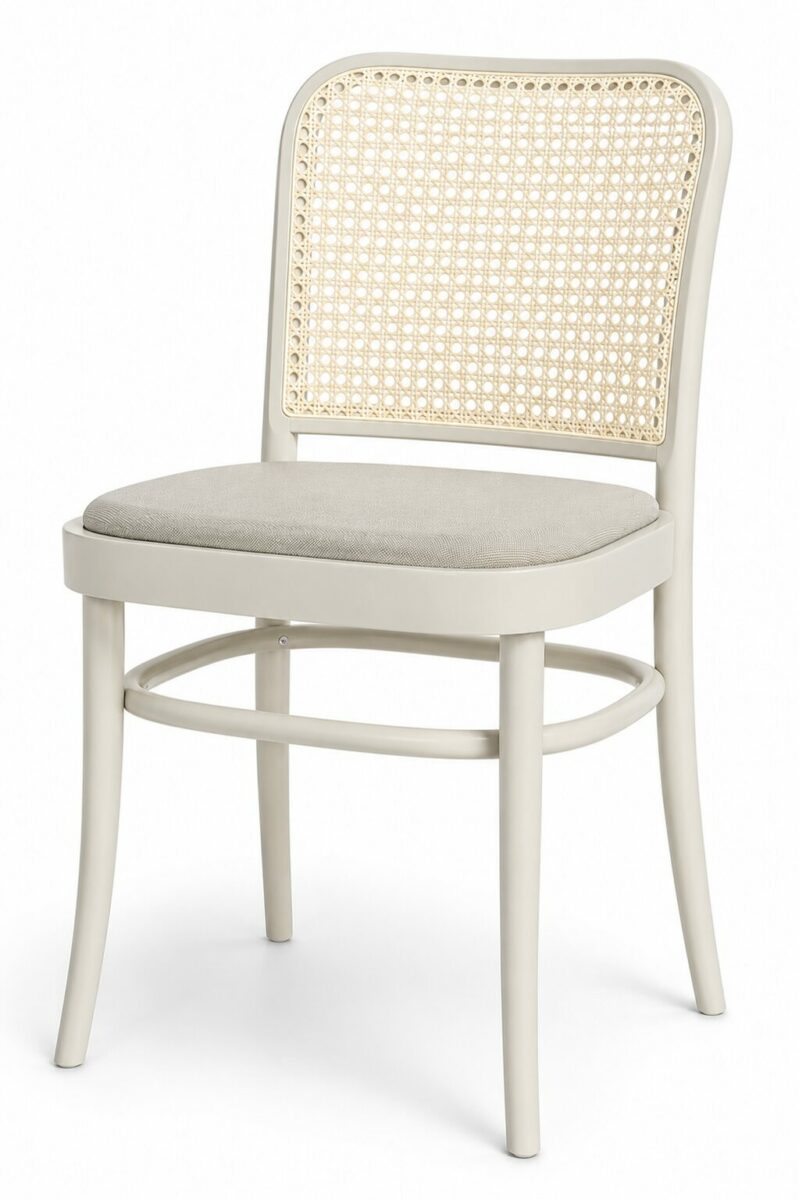 Chaise cannée en bois massif - ALESIA – Image 3