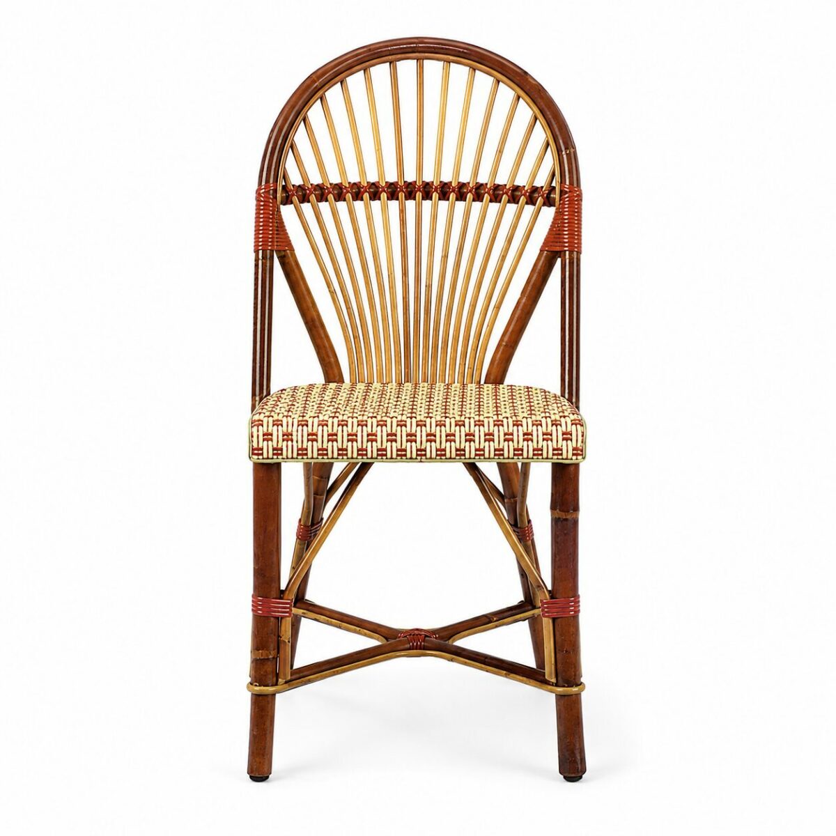 Chaise en rotin vintage CT VINTAGE vue arrière