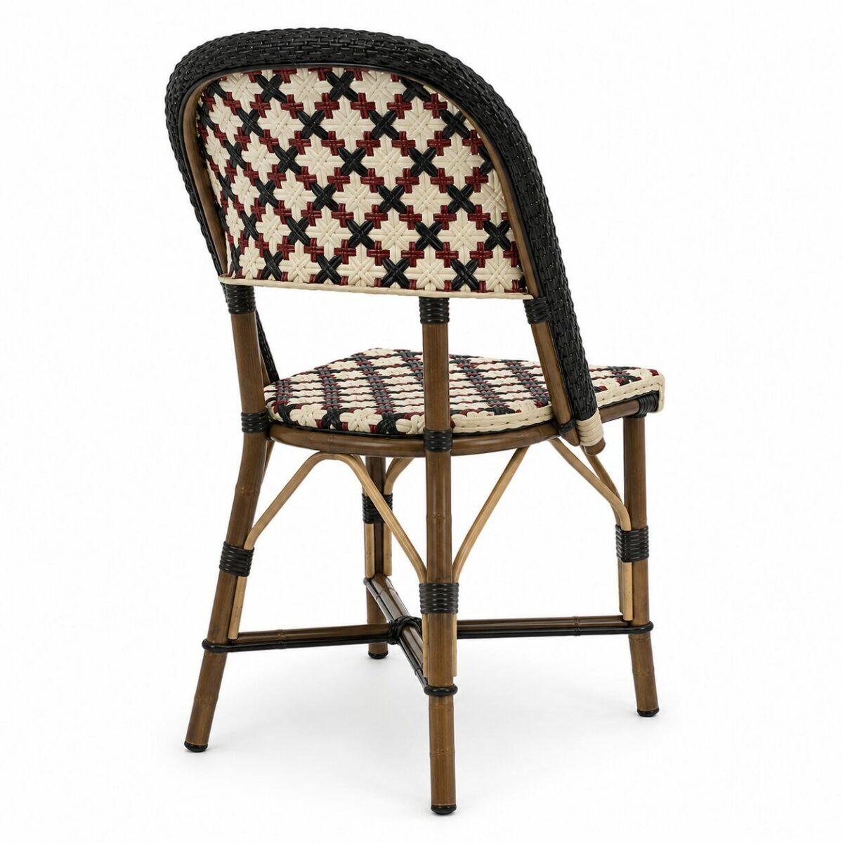 Assise tressée de la chaise extérieure Orleans en rotin Rilsan