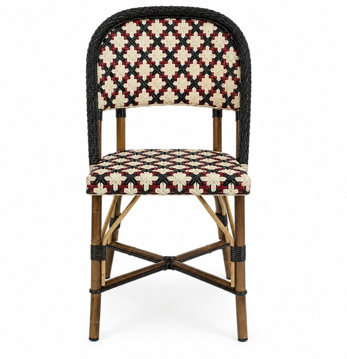 Chaise extérieure Orleans en rotin professionnel pour terrasse de restaurant
