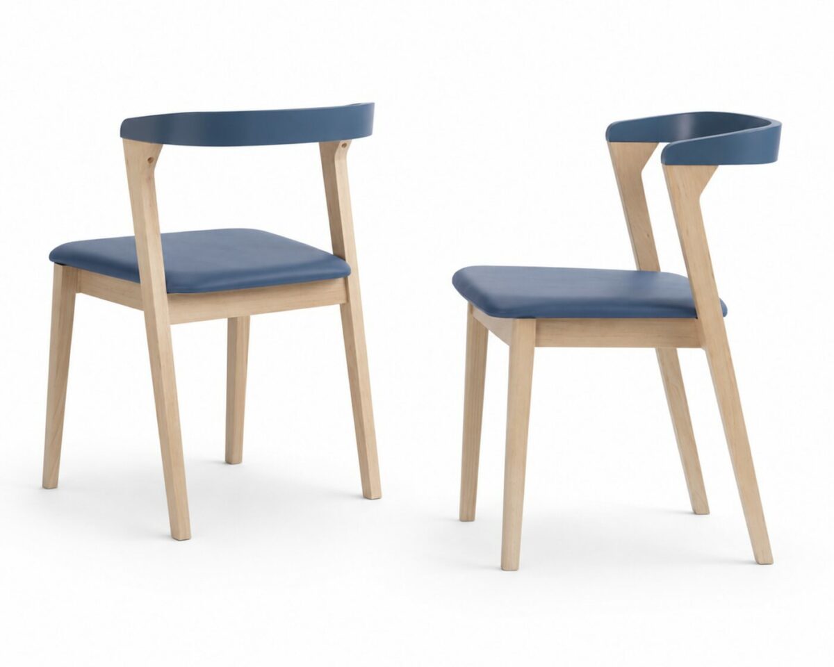 Chaise design nordique VEN en chêne massif