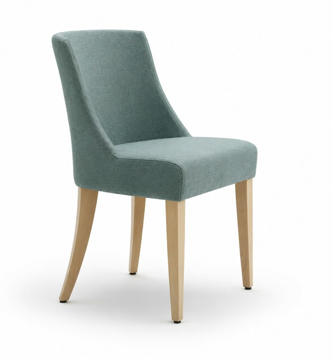 Chaise bois rembourrée pour restaurant