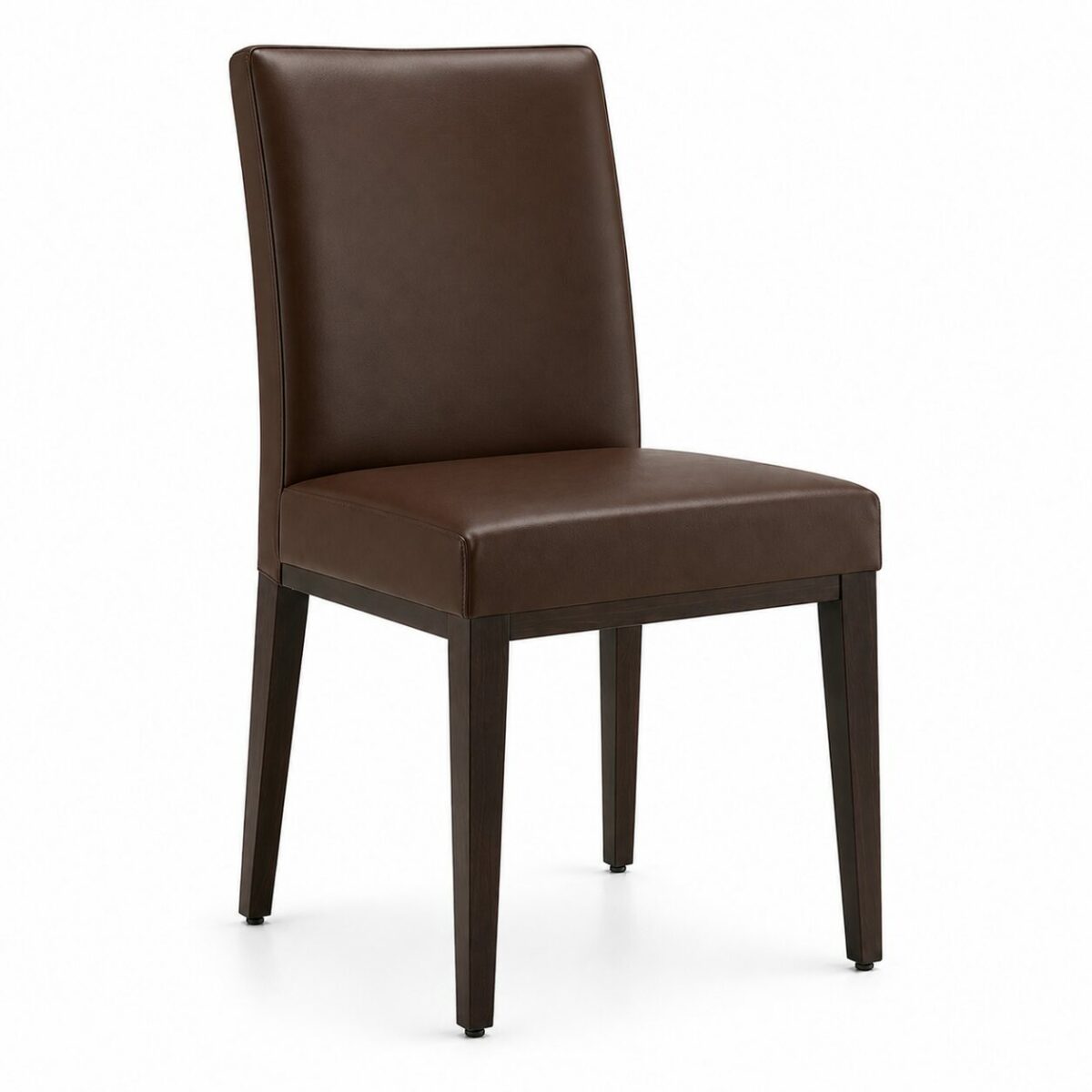 Chaise restaurant rembourrée en simili cuir pour usage professionnel