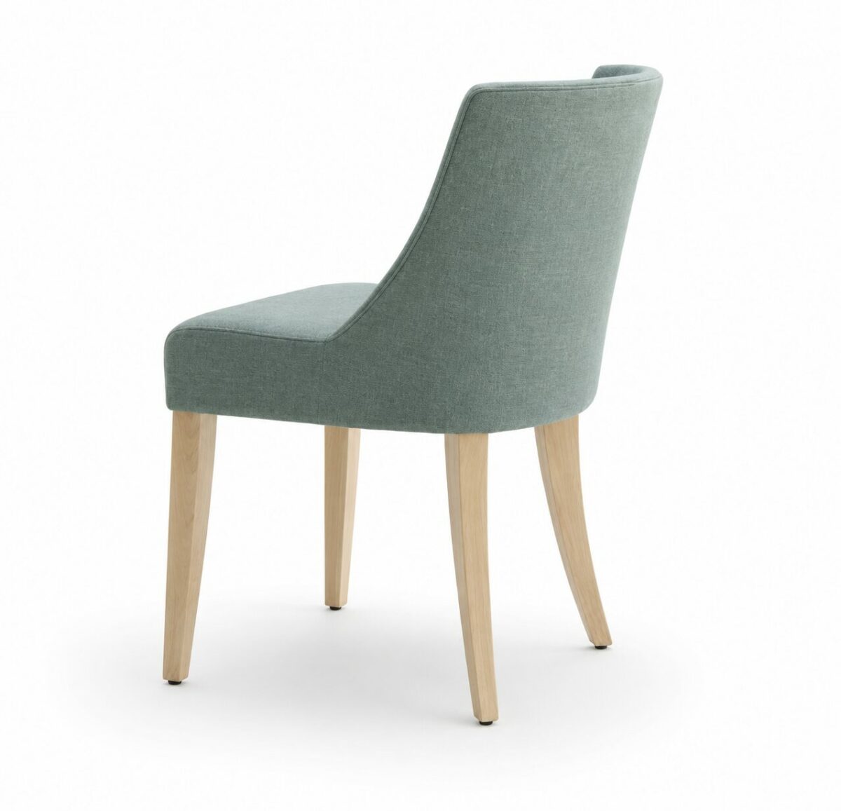 Chaise rembourrée en bois massif