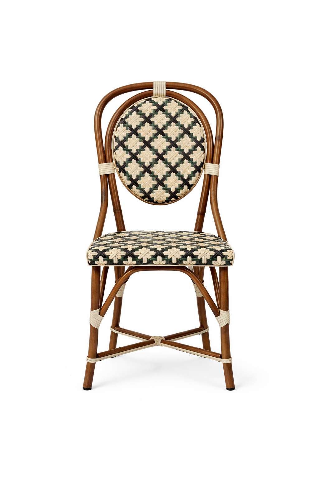 chaise terrasse rotin structure bois malacca professionnel