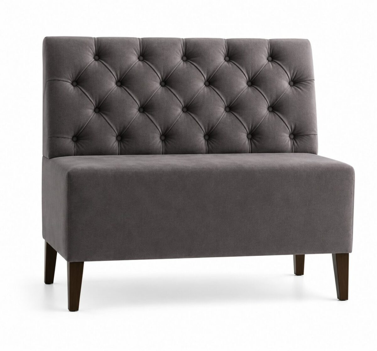 Banquette Chesterfield restaurant capitonnée sur mesure