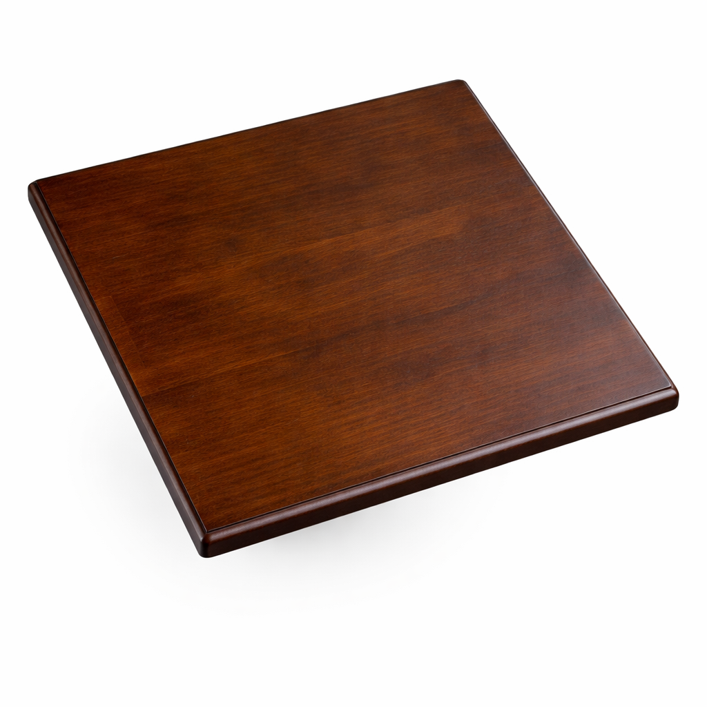 table restaurant intérieure bois massif dans un bistrot professionnel