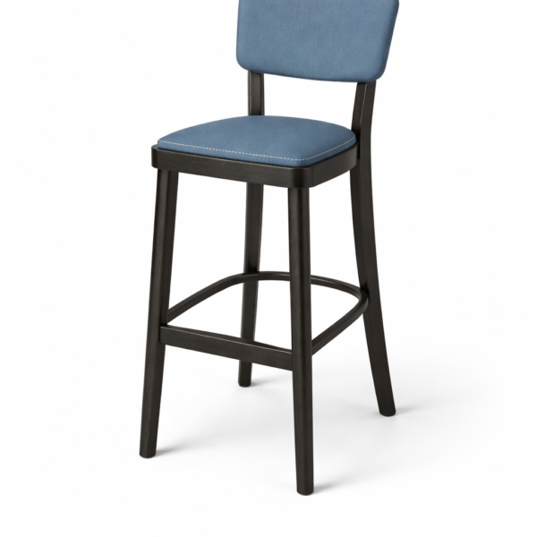 Tabouret de bar moderne en bois avec dossier- TB 785 – KARINE T