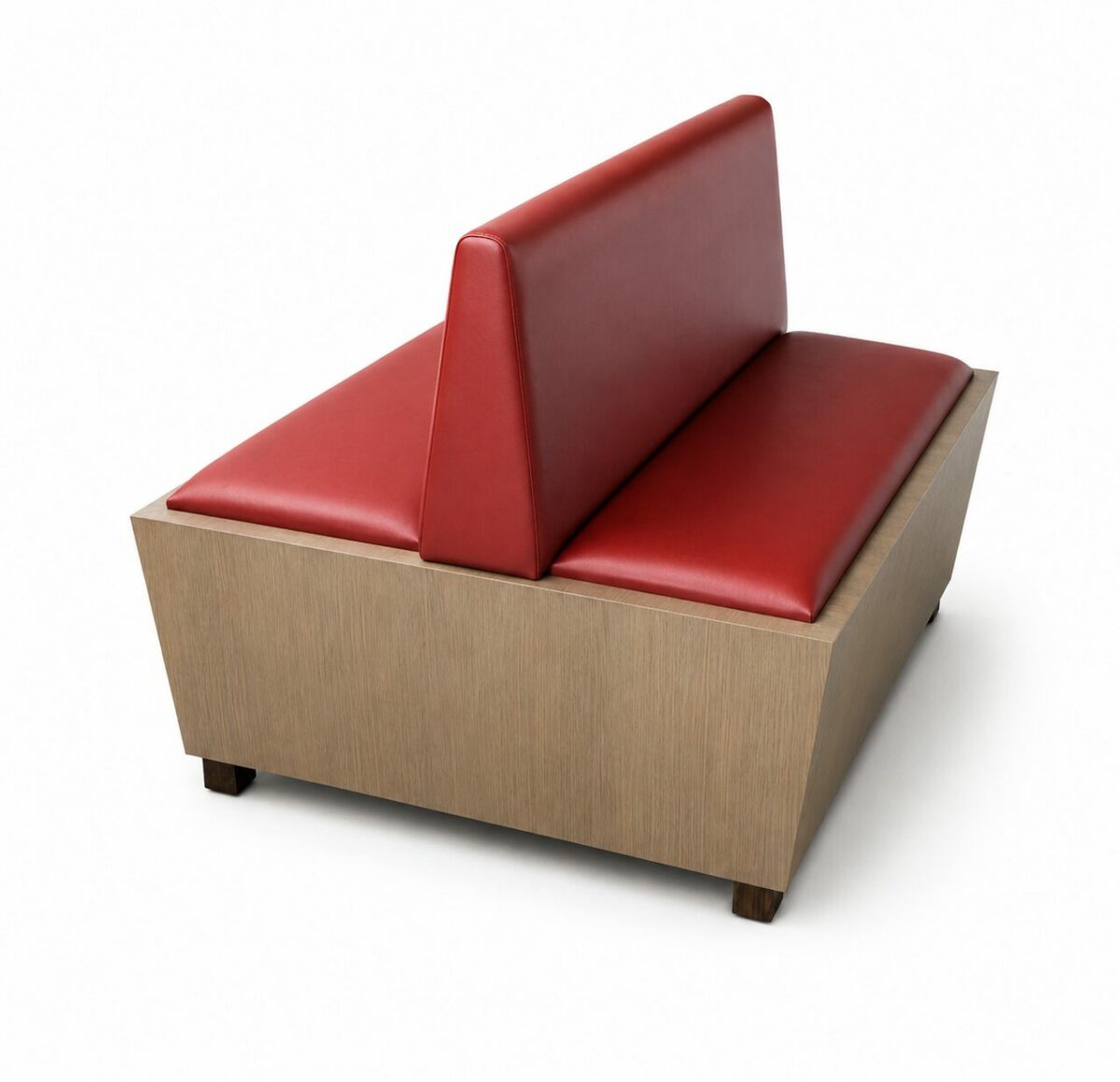 Banquette double face sur mesure pour restaurant