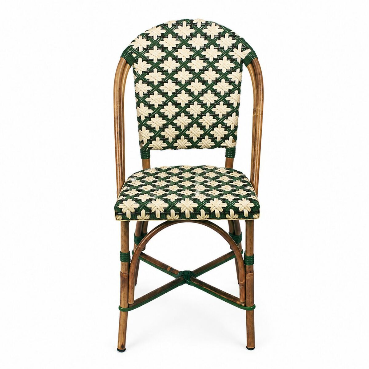 Chaise imitation rotin CT 550 vue de face pour terrasse de restaurant