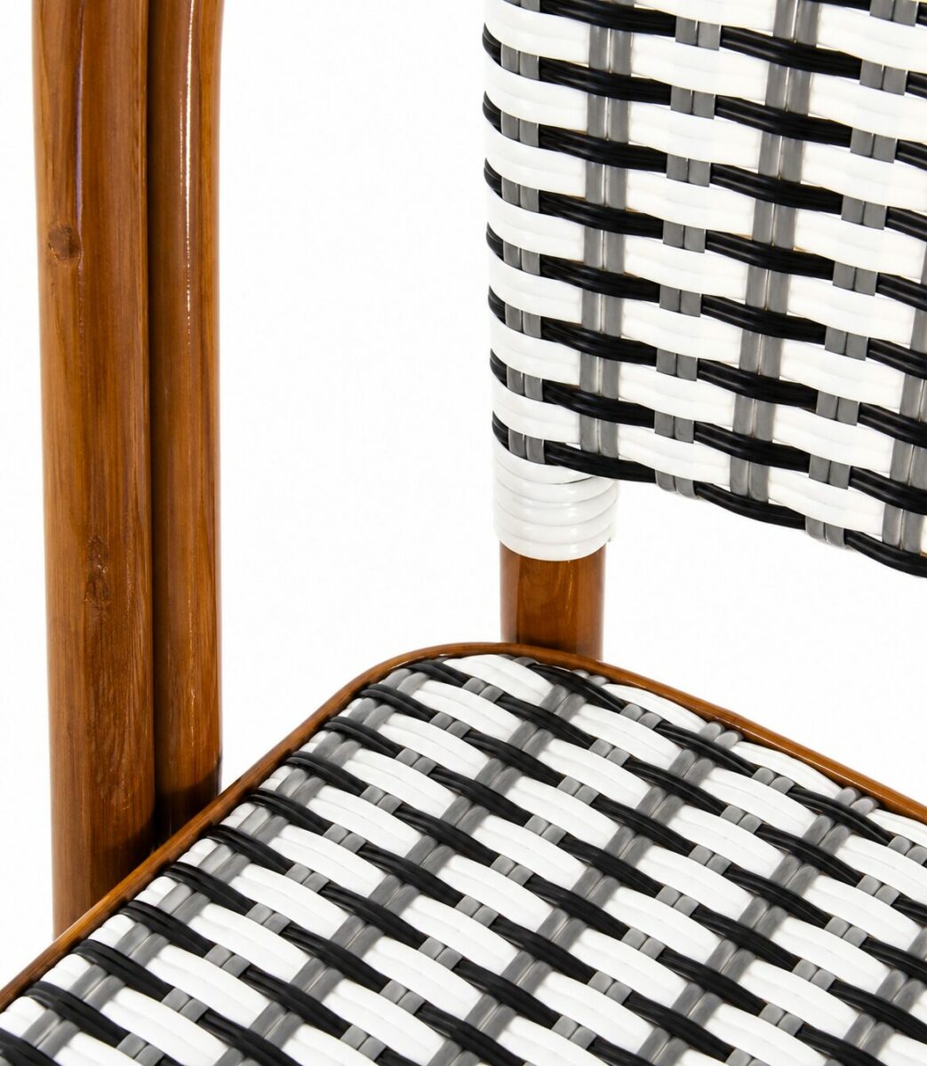 Chaise rotin empilable pour restaurant