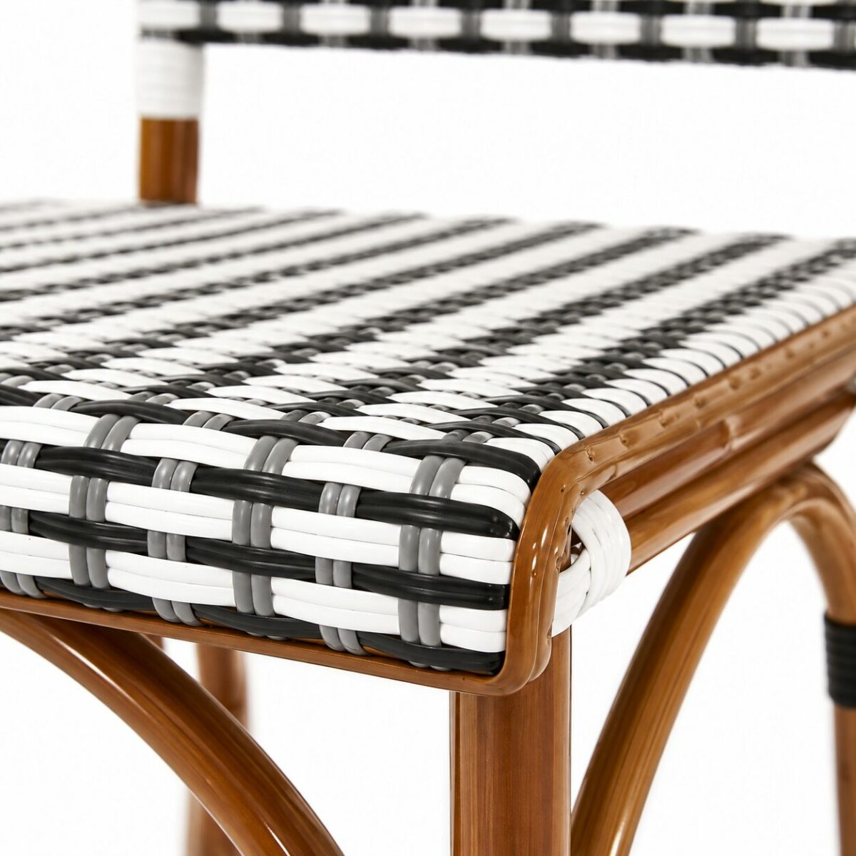 haise rotin Rilsan noir et blanc St Germain