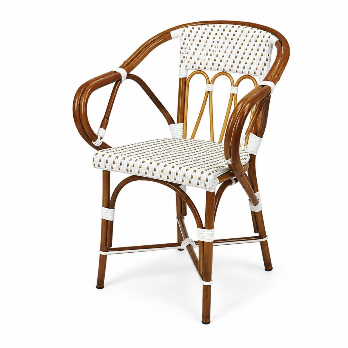 Fauteuil bistrot en rotin Bordeaux