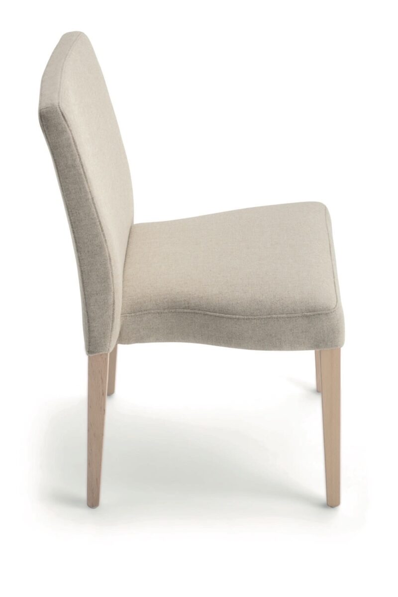 chaise restaurant empilable rembourrée