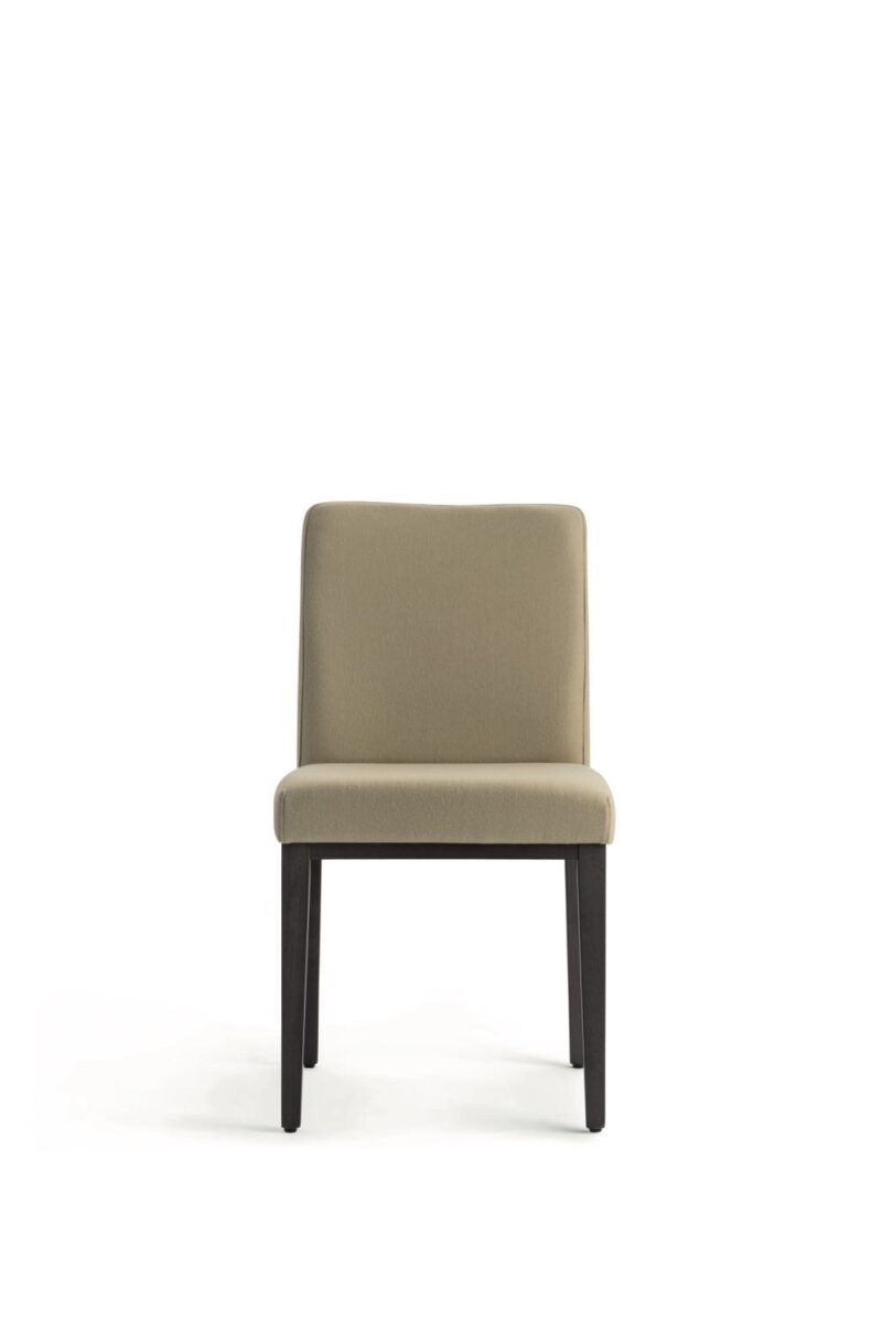 chaise restaurant bois avec revêtement tissu 5️⃣