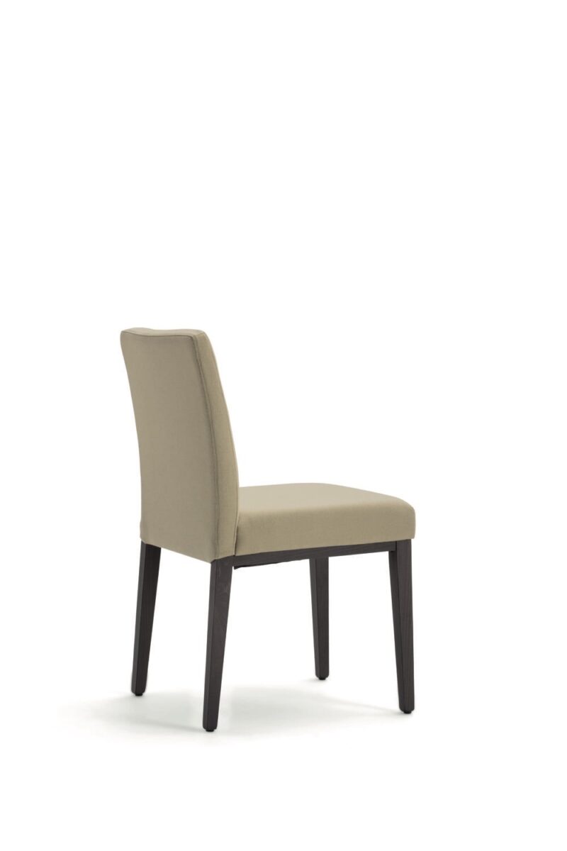 dossier rembourré chaise restaurant en bois