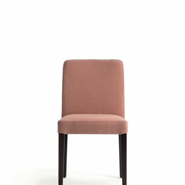 Manquer – Chaise restaurant capitonnée en bois