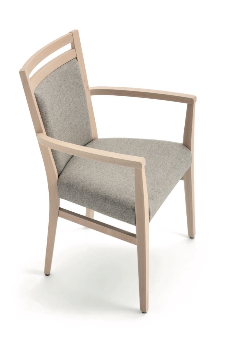 fauteuil restaurant élégant vue de face