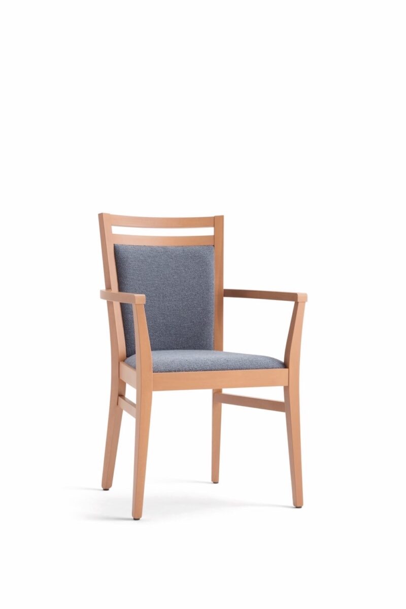 fauteuil restaurant confortable vue de face