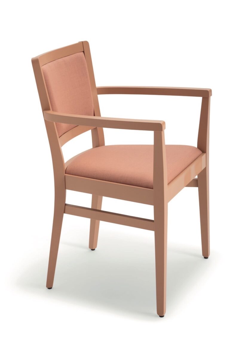 fauteuil restaurant léger rembourré