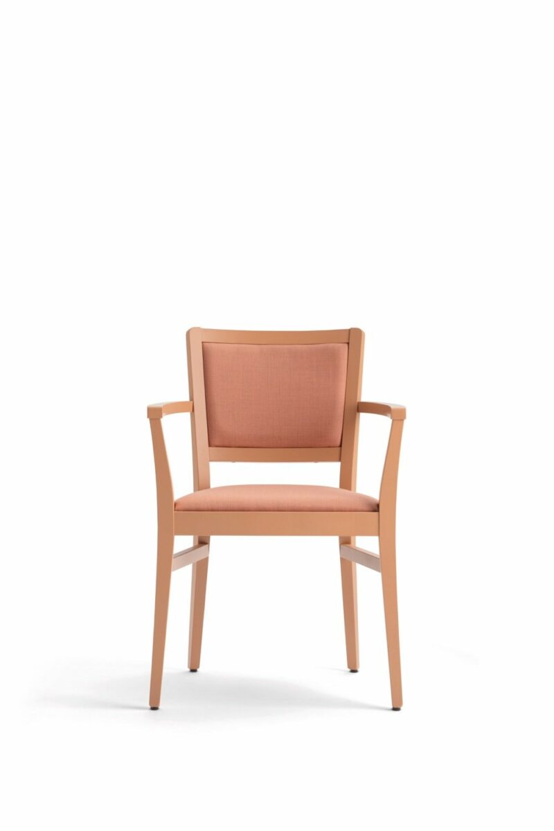 fauteuil compact en bois pour restaurant