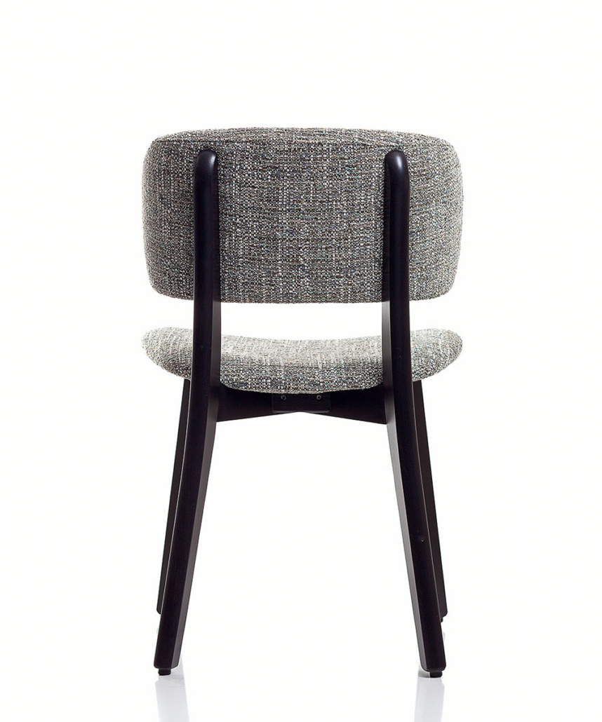 Chaise rembourrée design pour restaurant