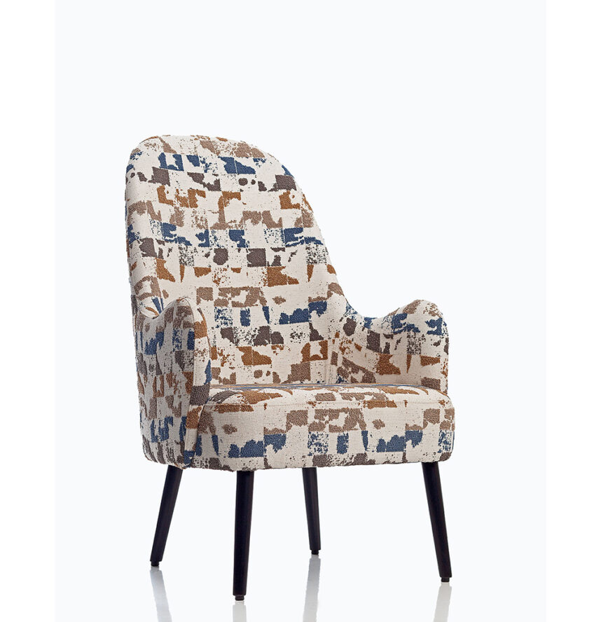 Fauteuil restaurant en tissu
