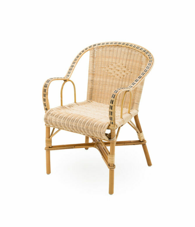 Fauteuil bistrot rotin Déco