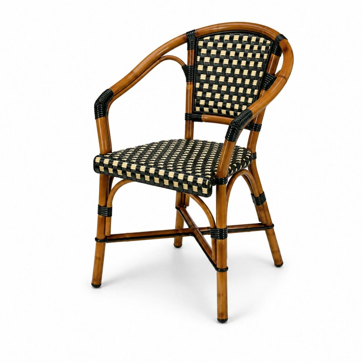 Fauteuil bistrot parisien rotin 213